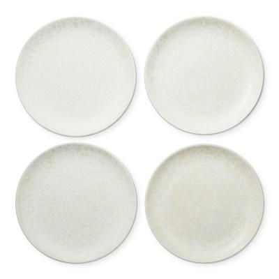 Luna Dinner Plates, Set of 4, White