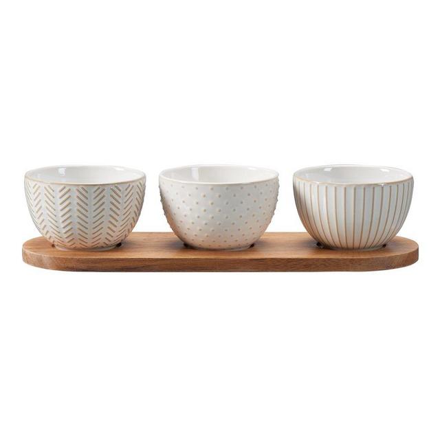 Better Homes & Gardens Modern Farmhouse Mix & Match Dip Bowl Set, 4 Piece