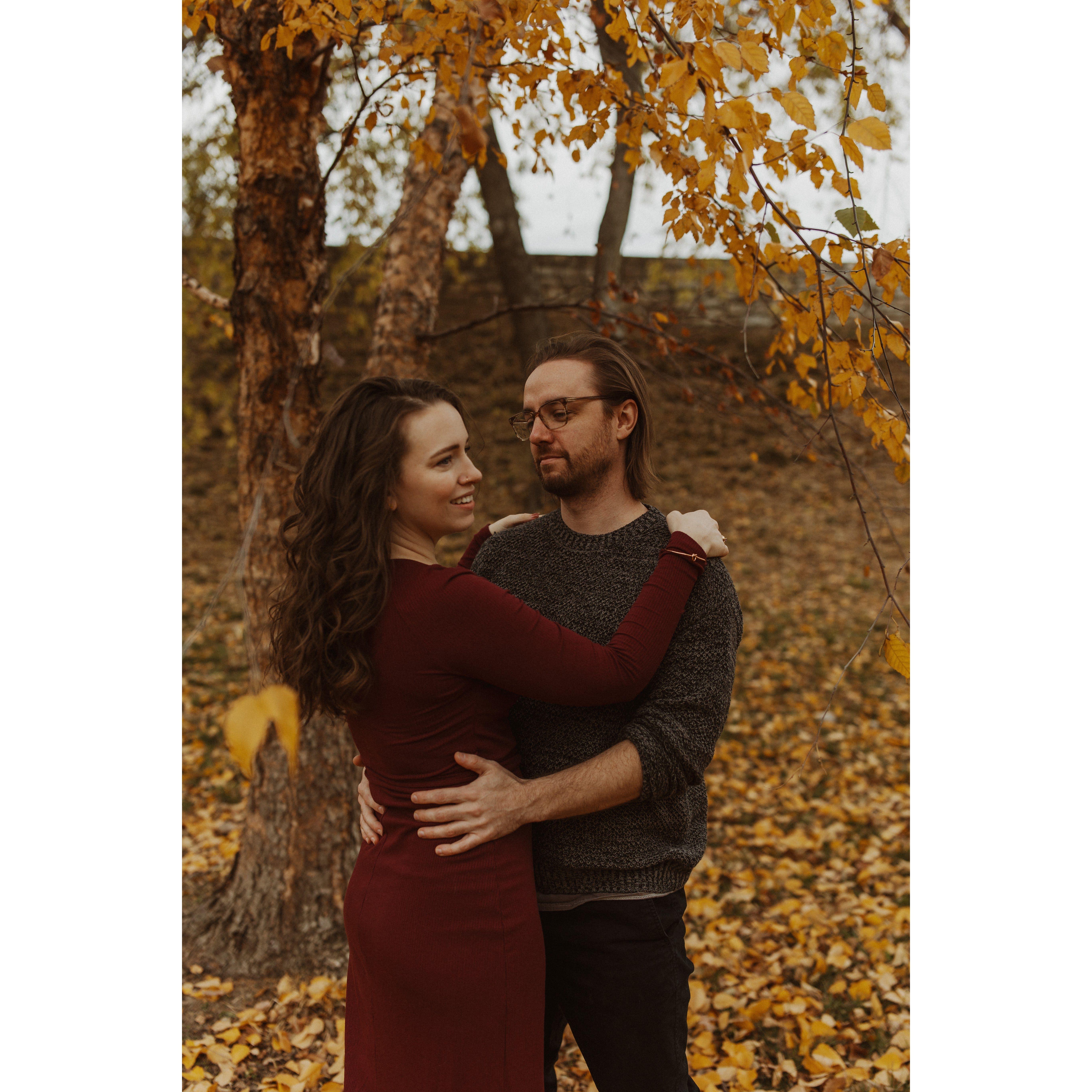 We walked to Hyde Park after our first date at Mother Earth Coffee.
