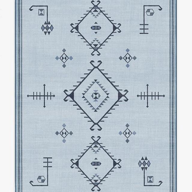 Damali Blue Overdye Runner