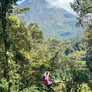 Zip line adventure - Arenal volcano