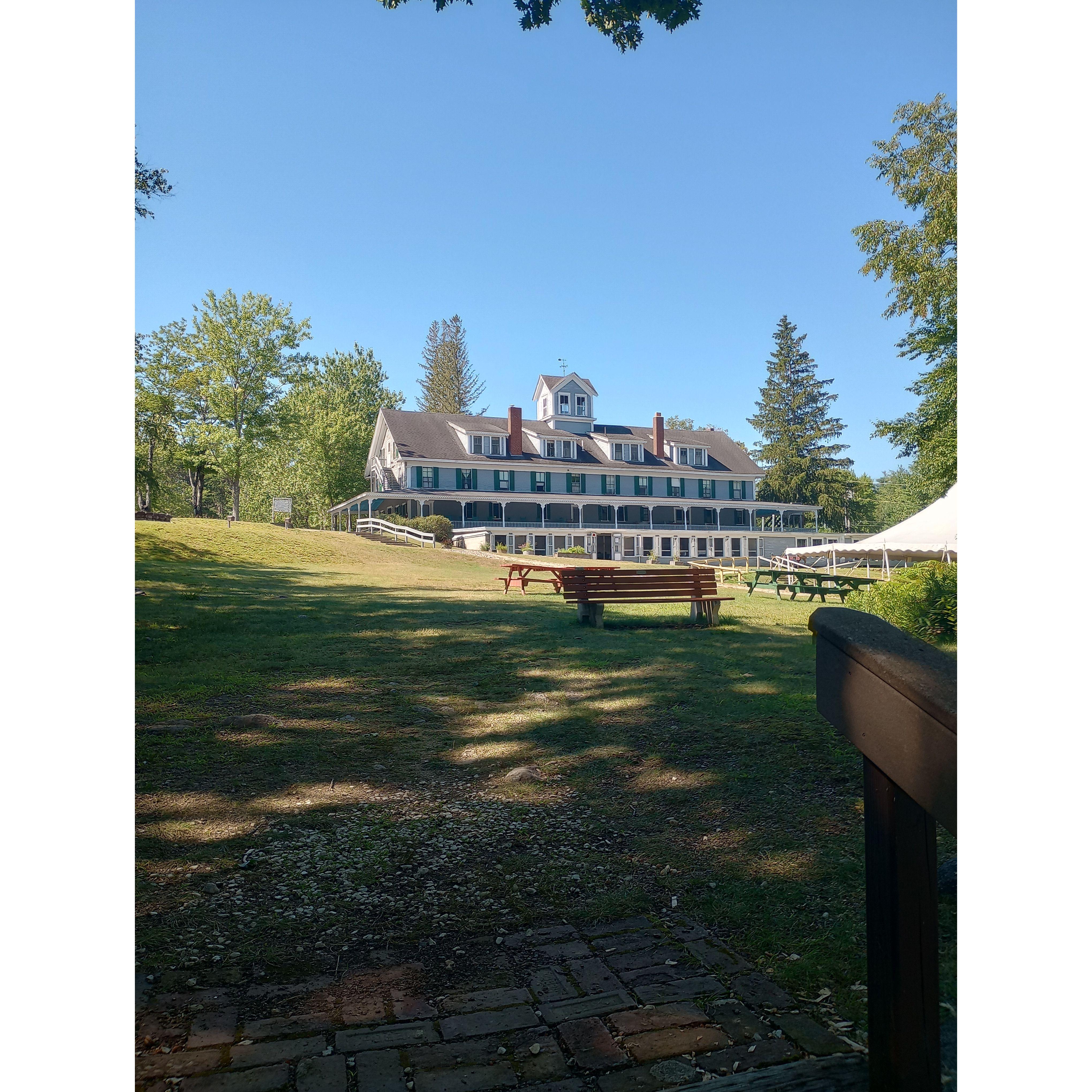 looking from the theater to the Inn