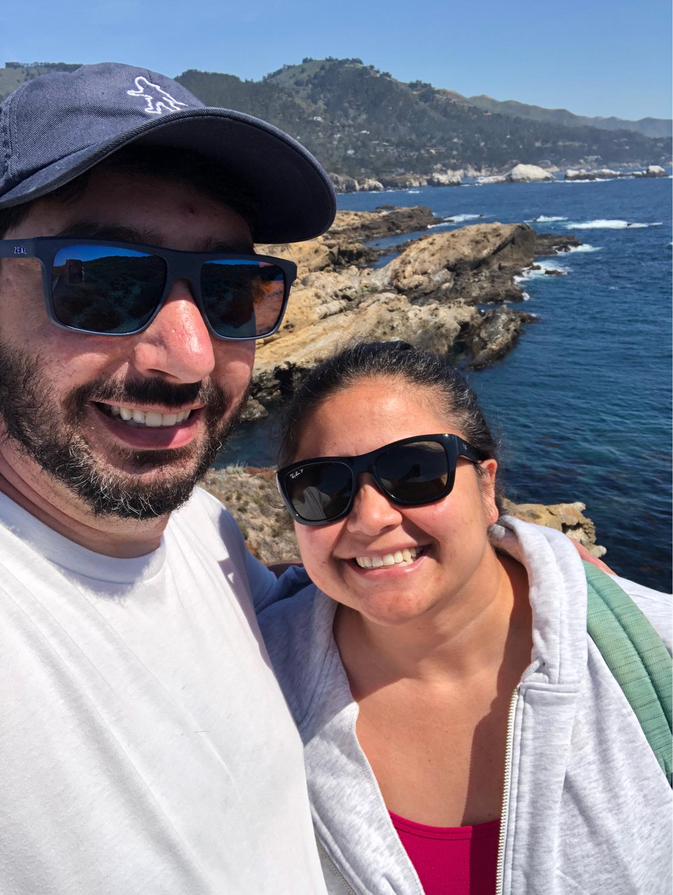 Hiking around Point Lobos State Park
