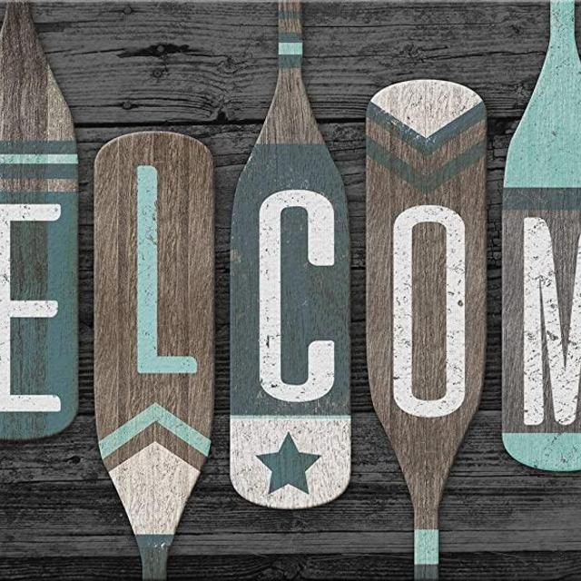 Toland Home Garden 800511 Welcome Paddles 18 x 30 Inch Decorative, Doormat