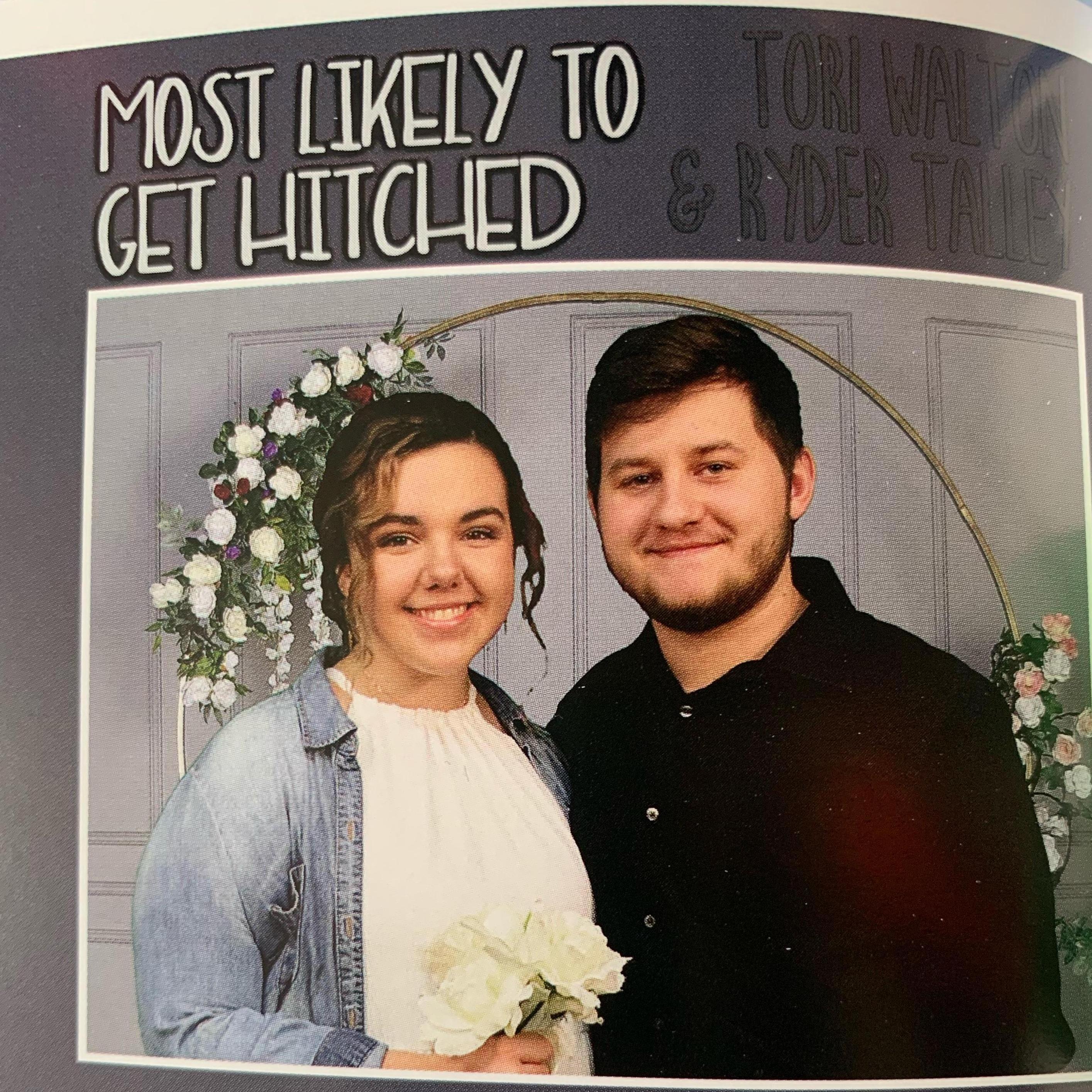 We were voted "Most Likely to Get Hitched" our Senior year at LCHS.