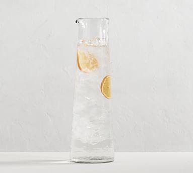 Hammered Glass Carafe