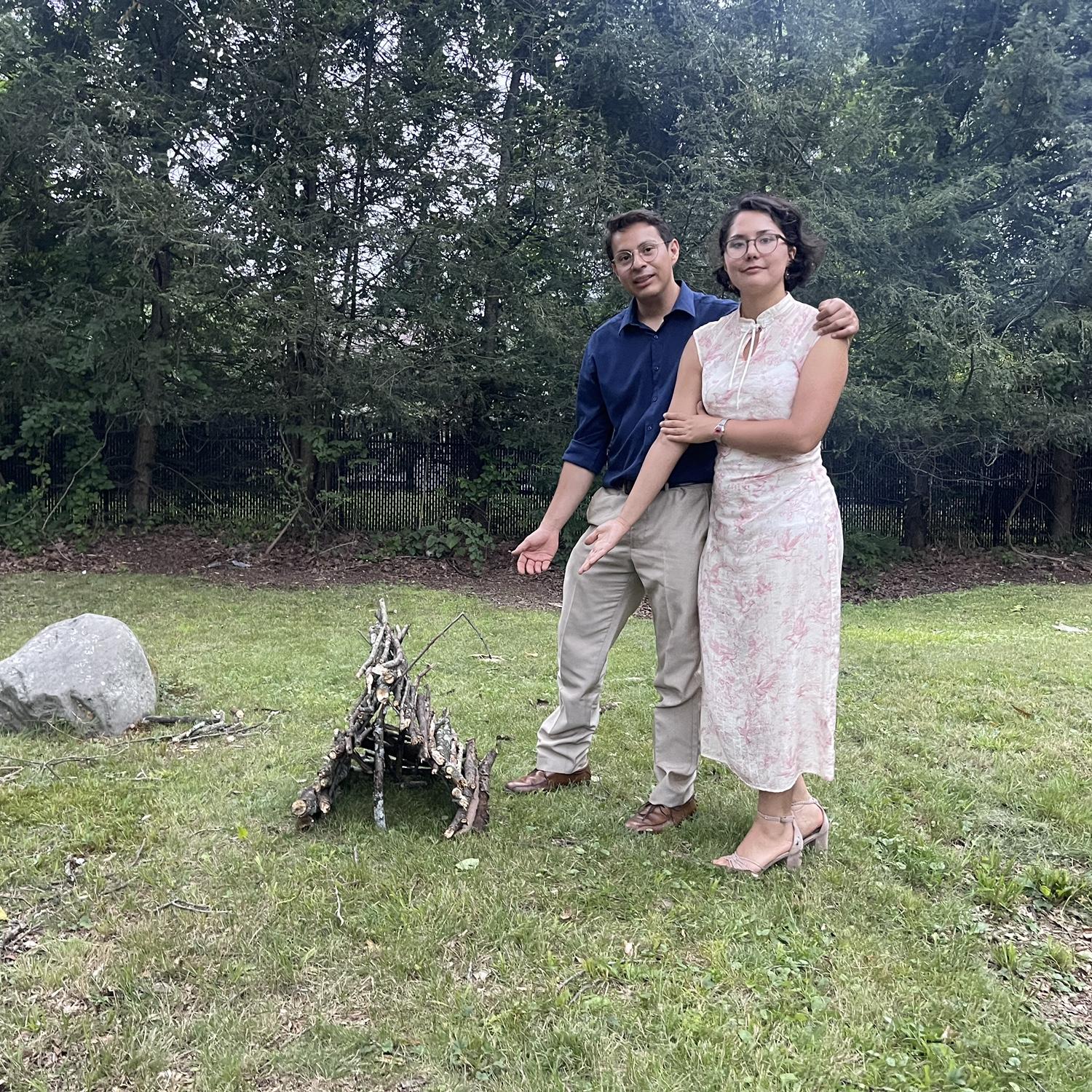 Building a viking cabin together (our first home)…