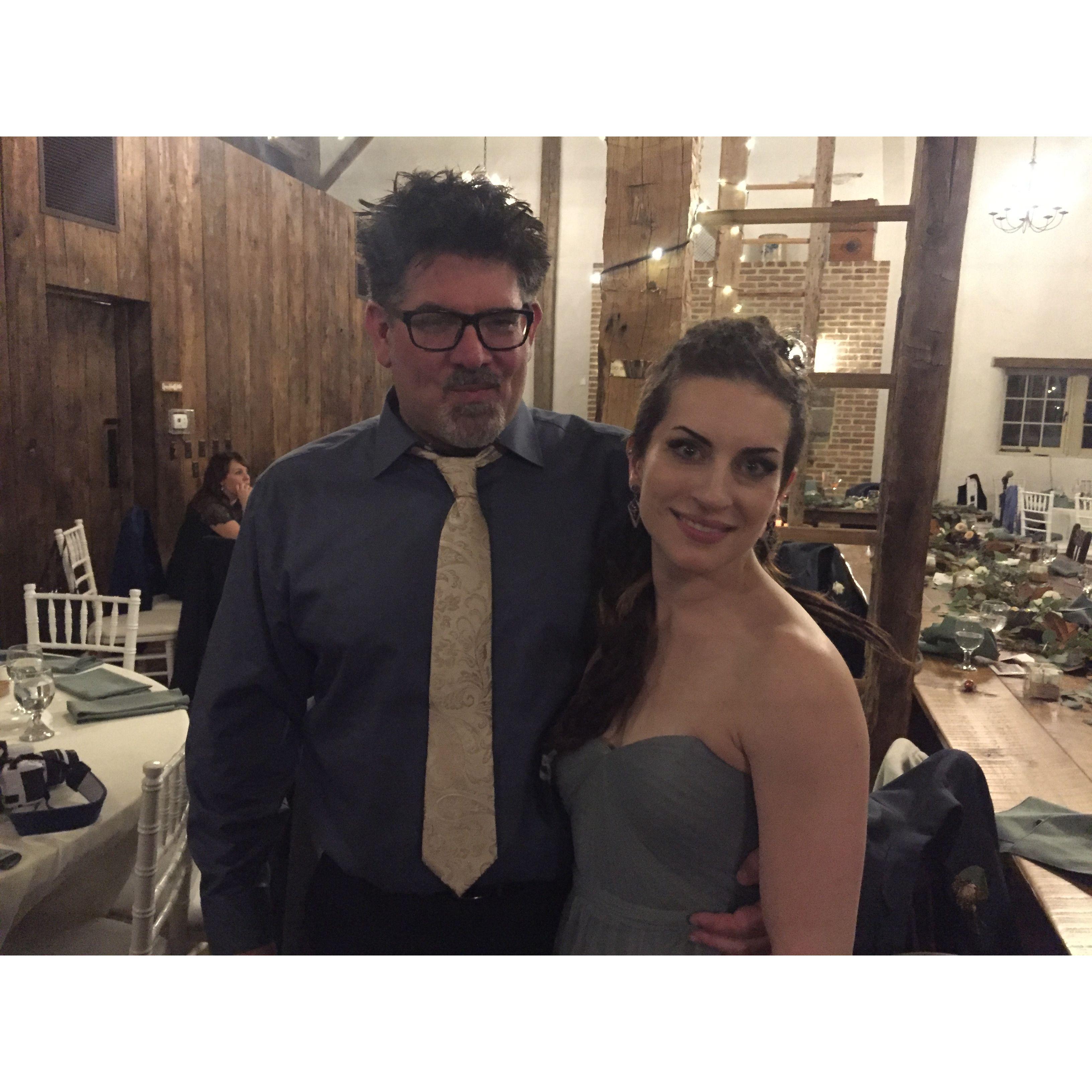 All dressed up for Mike and Emily's Wedding