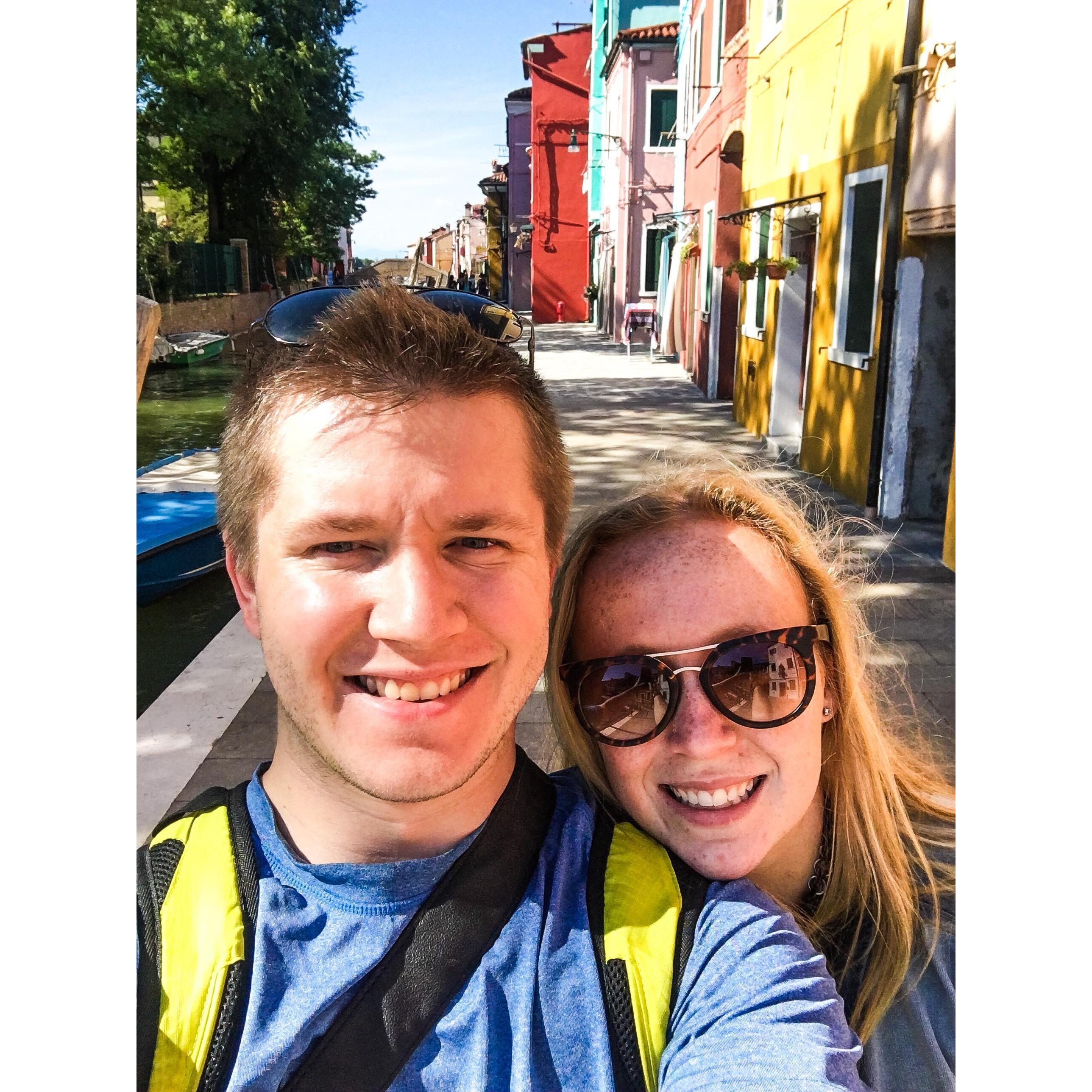 Burano, Italy - July 2017
