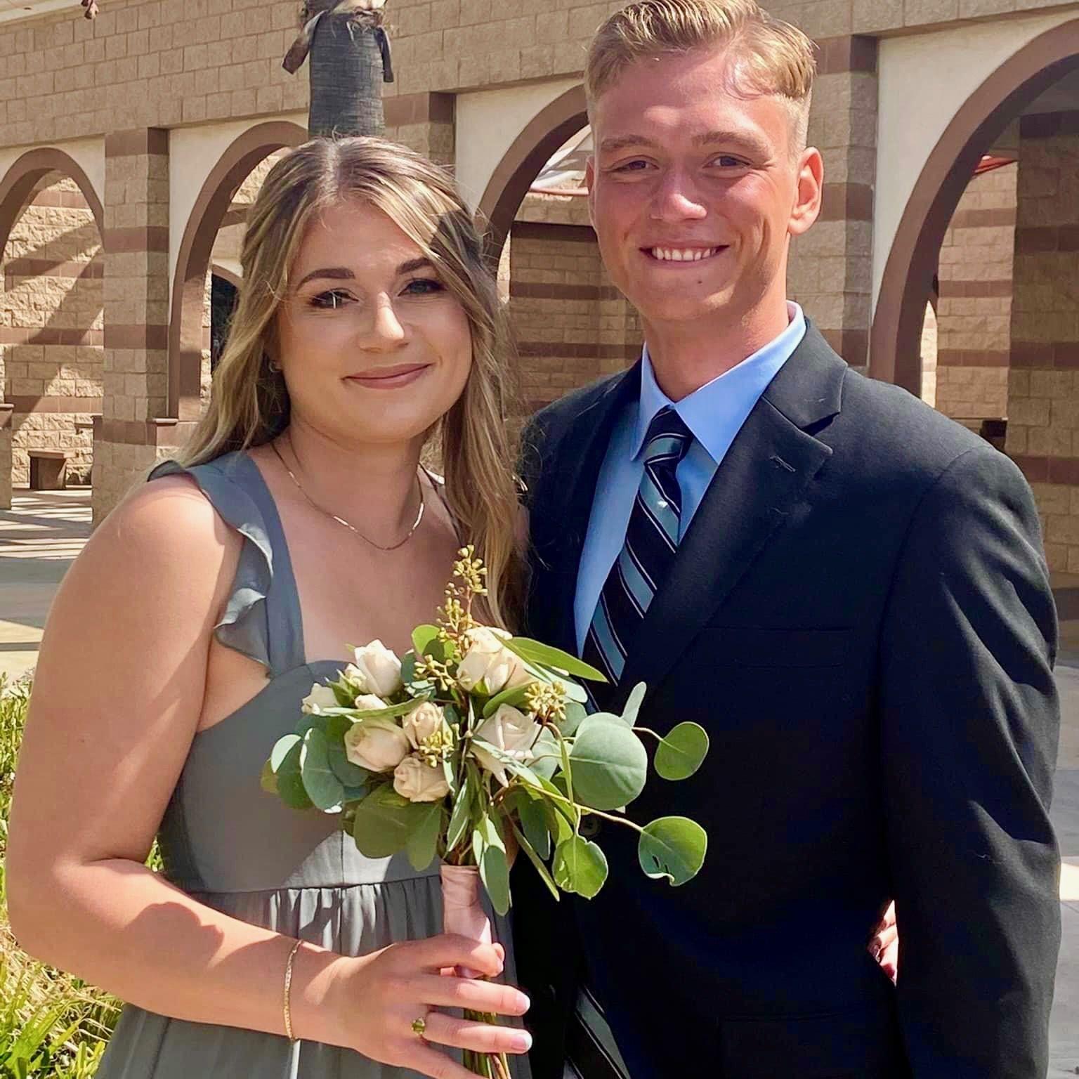 Katies brother Aarons wedding in 2023