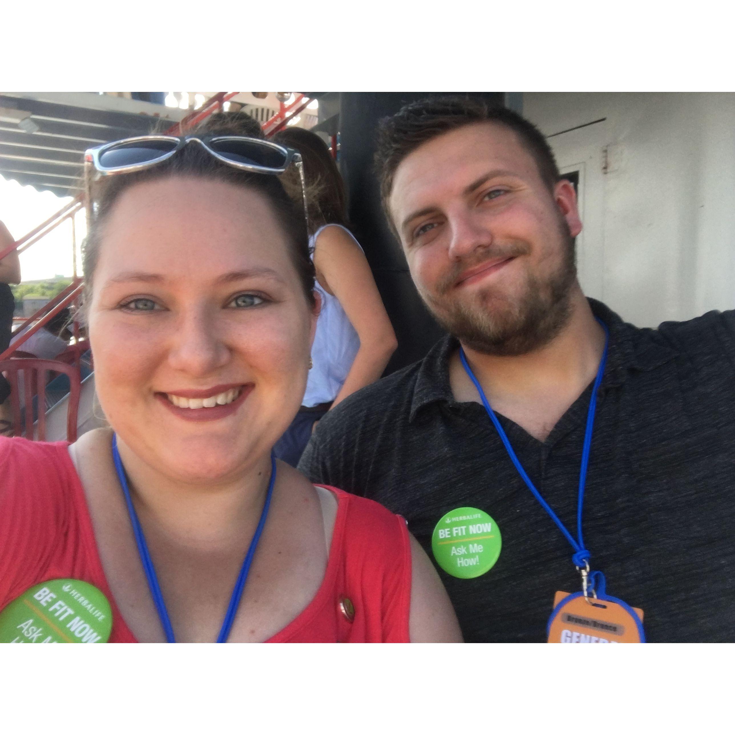 This was a CRAZY trip! Drove all night to St. Louis for an Herbalife training after working a long day. Was worth it though so many memories made!