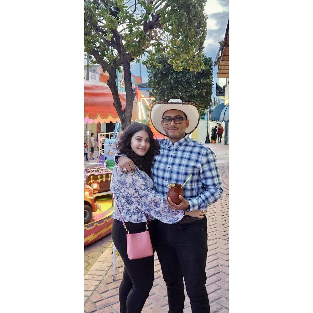 Snapshot of us enjoying the September fiestas in Magdalena, Jalisco, 2022.