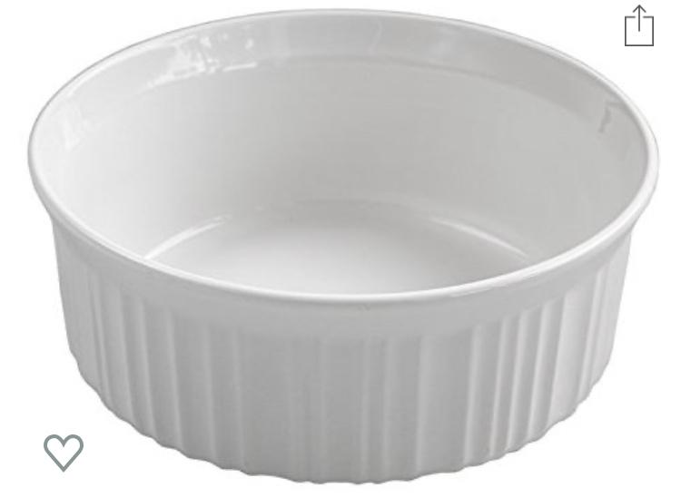 Corningware French White Round 1.5 Quart Baking Dish