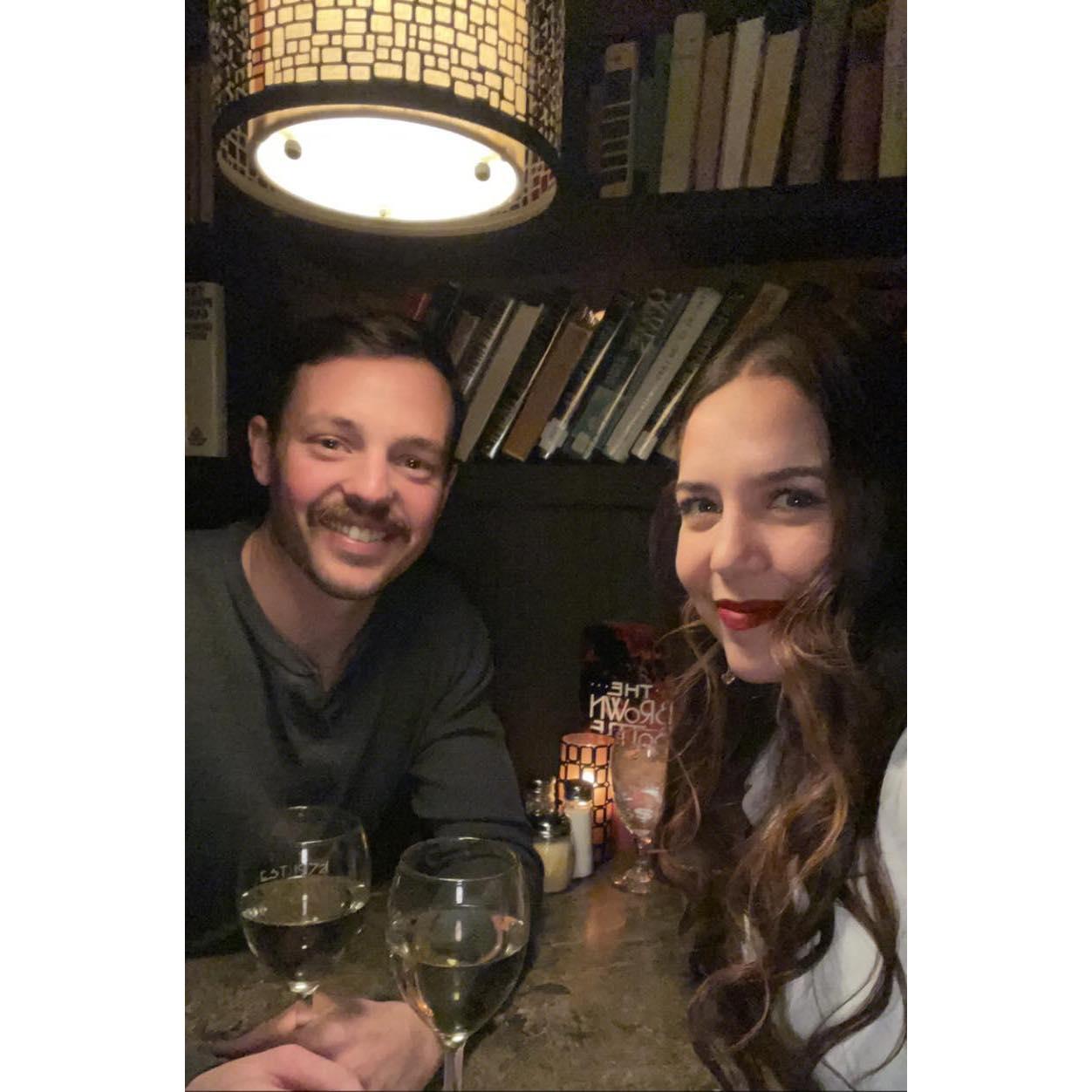 1/29/2022- The night he proposed! Taken before the big moment.