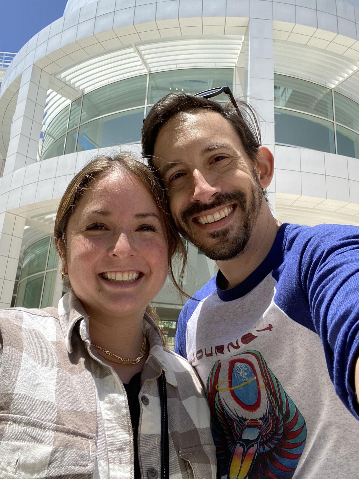 Visiting the Getty museum in Los Angeles