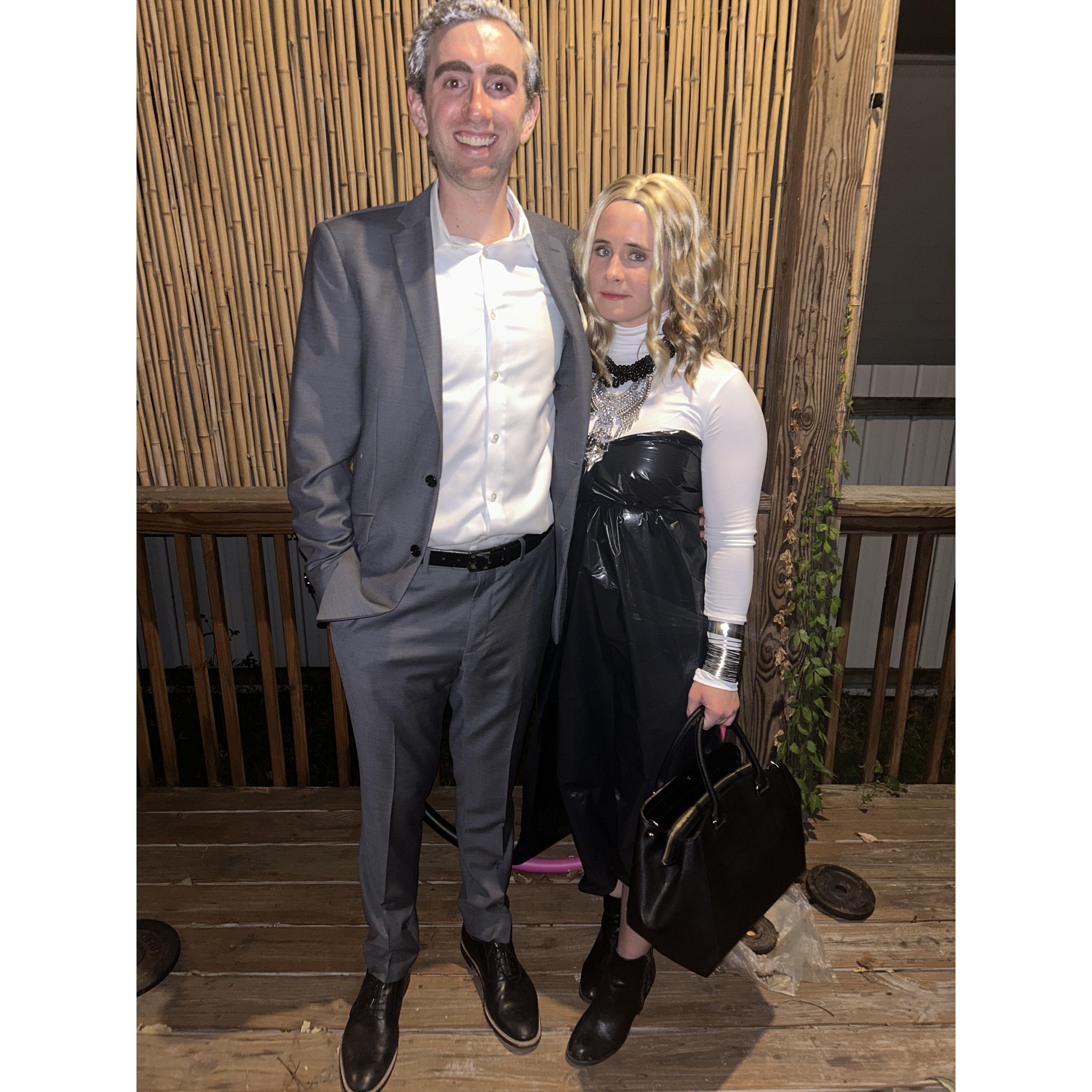 Halloween as Johnny and Moira Rose from Schitt's Creek 10/28/23