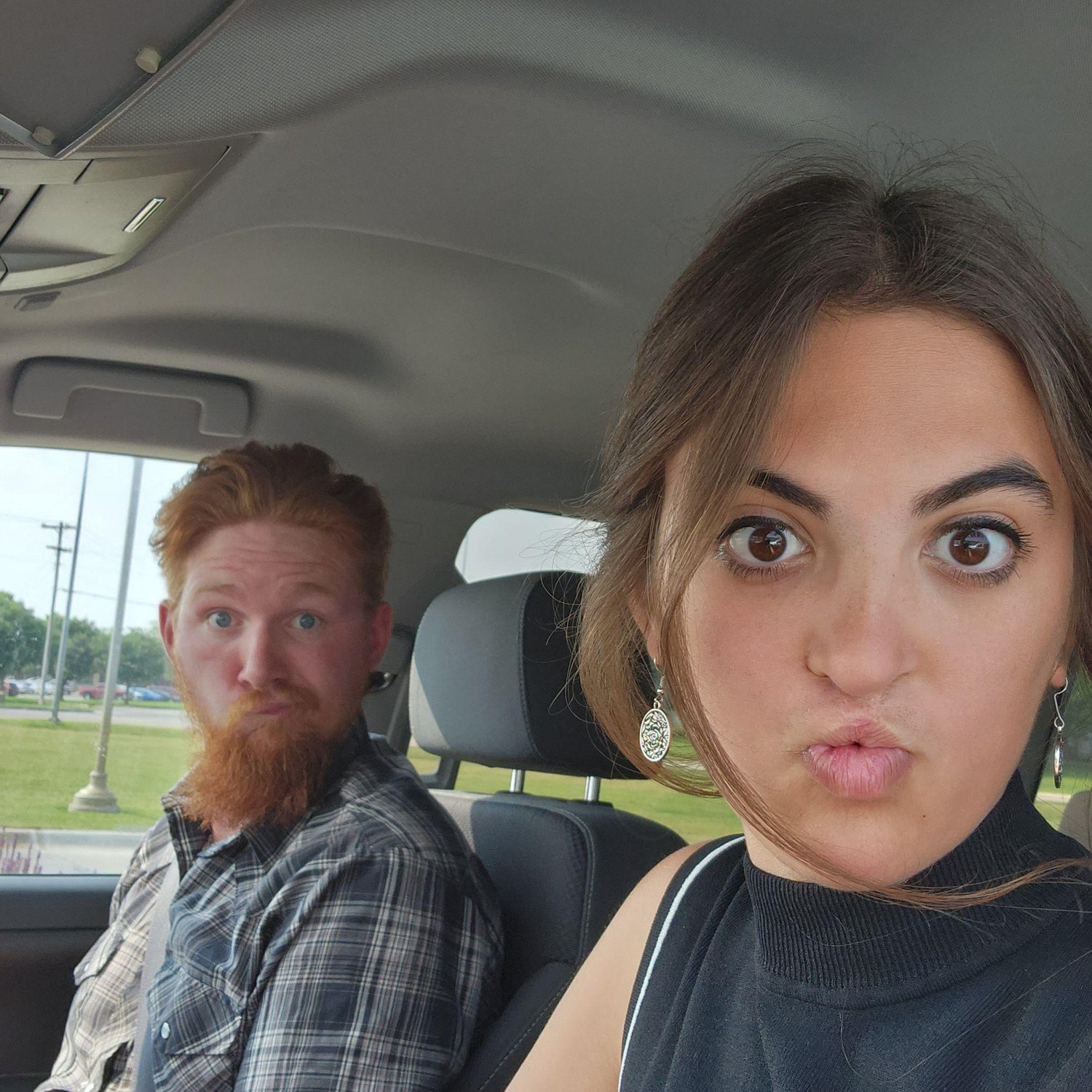 Shenanigans after Savannah's nursing school interview in Norfolk (she did get accepted