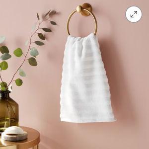 Performance Plus Hand Towel White Striped - Threshold™