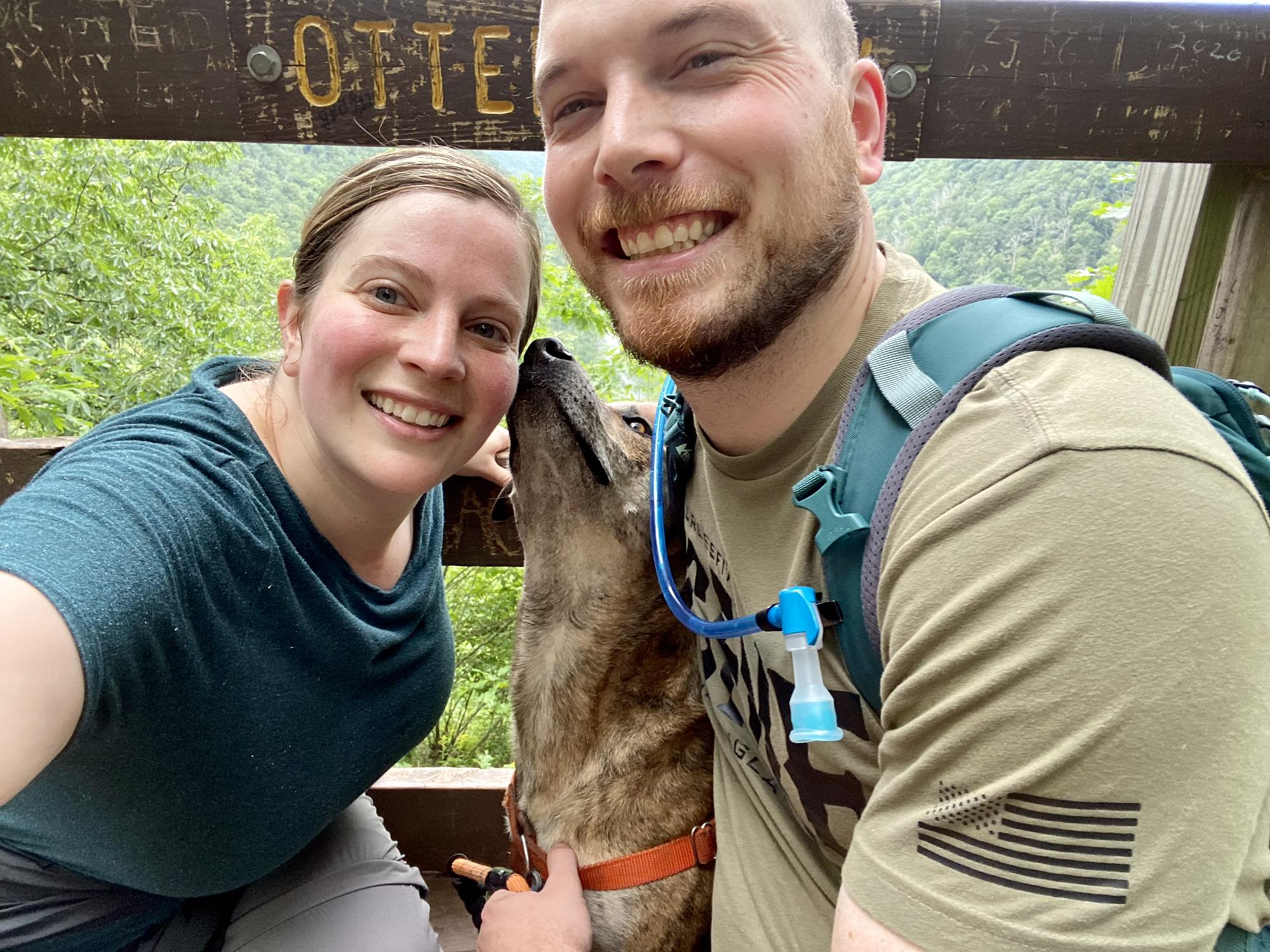 On a hike during a camping trip to Pine Creek Gorge, PA