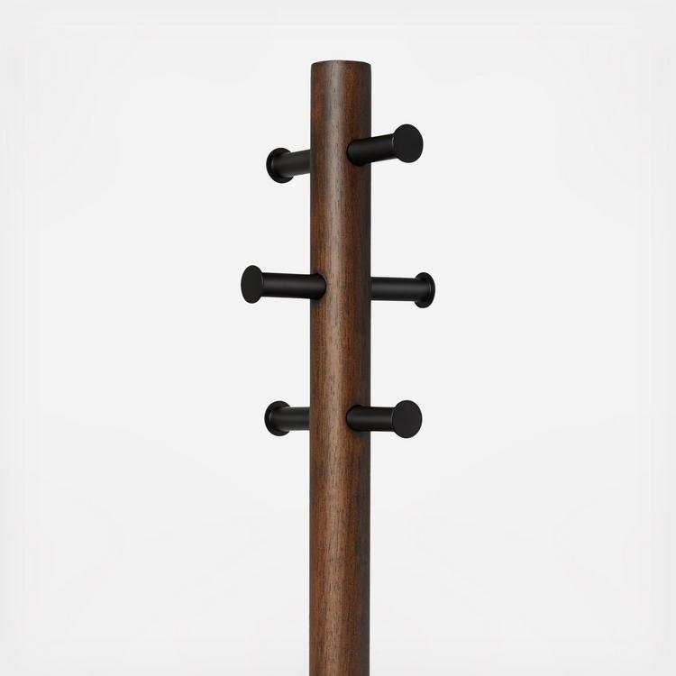 Umbra, Pillar Coat Rack & Stool | Zola