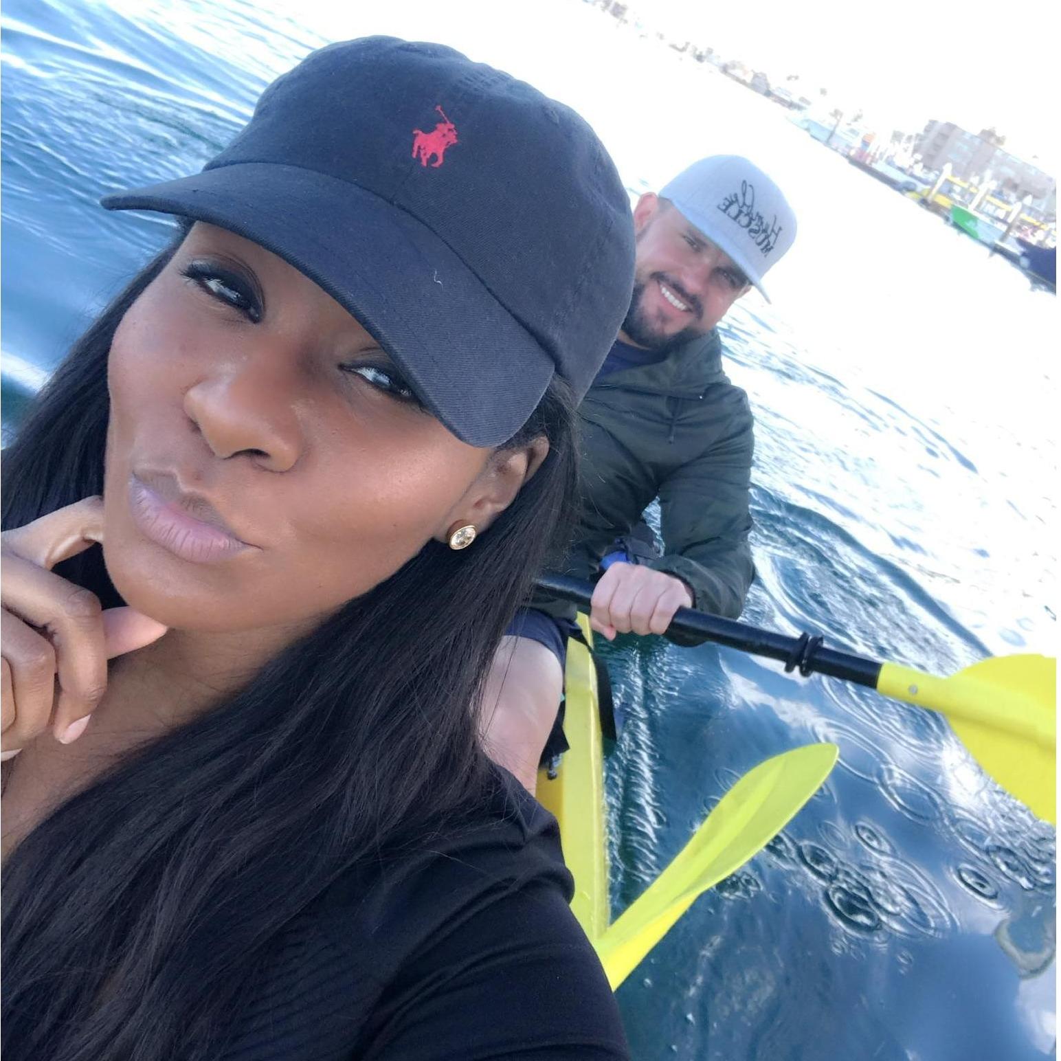 Always down for an adventure where Ryan rows and Keisha takes the pictures. Ha - this adventure was in Balboa Island in CA.