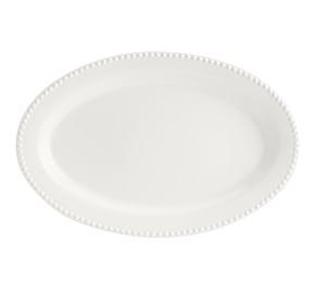 Emma Oval Serve Platter - True White