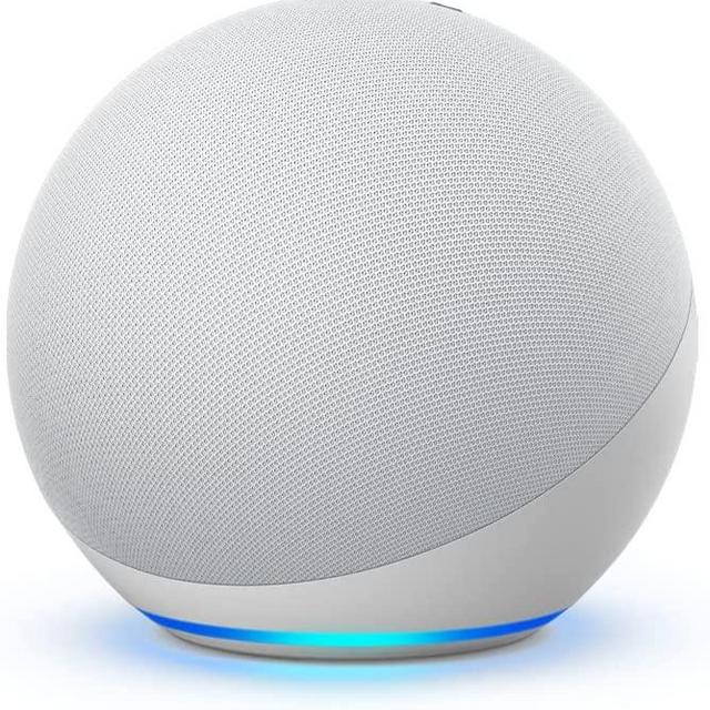Echo (4th Gen) | With premium sound, smart home hub, and Alexa | Glacier White