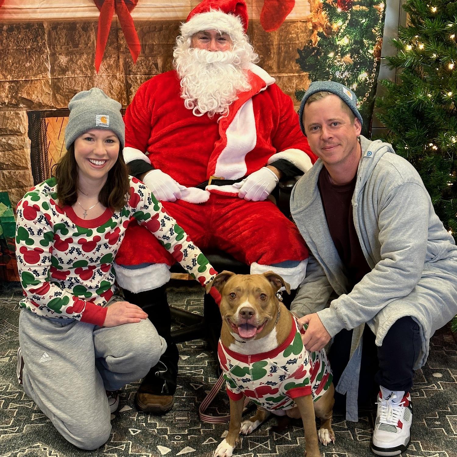 Christmas family photo, December 2022.