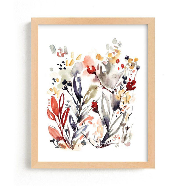Awakening Version II by Sara Berrenson, Natural Wood Frame, Full Bleed, 8x10