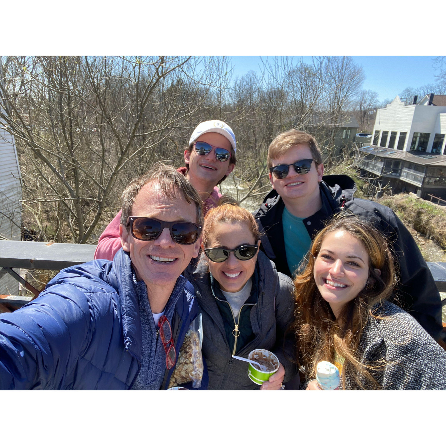 The Logullos make a trip to the Piscuras for Easter, taking a stop in Chagrin Falls, OH.