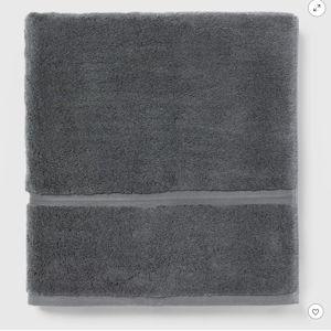 Spa Plush Oversized Bath Towel Dark Gray - Threshold™