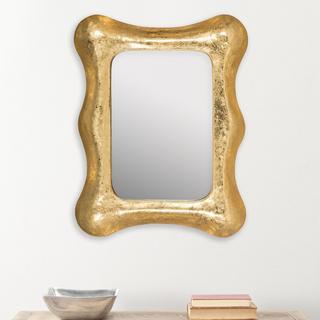 2-Toned Gold Leaf Mirror