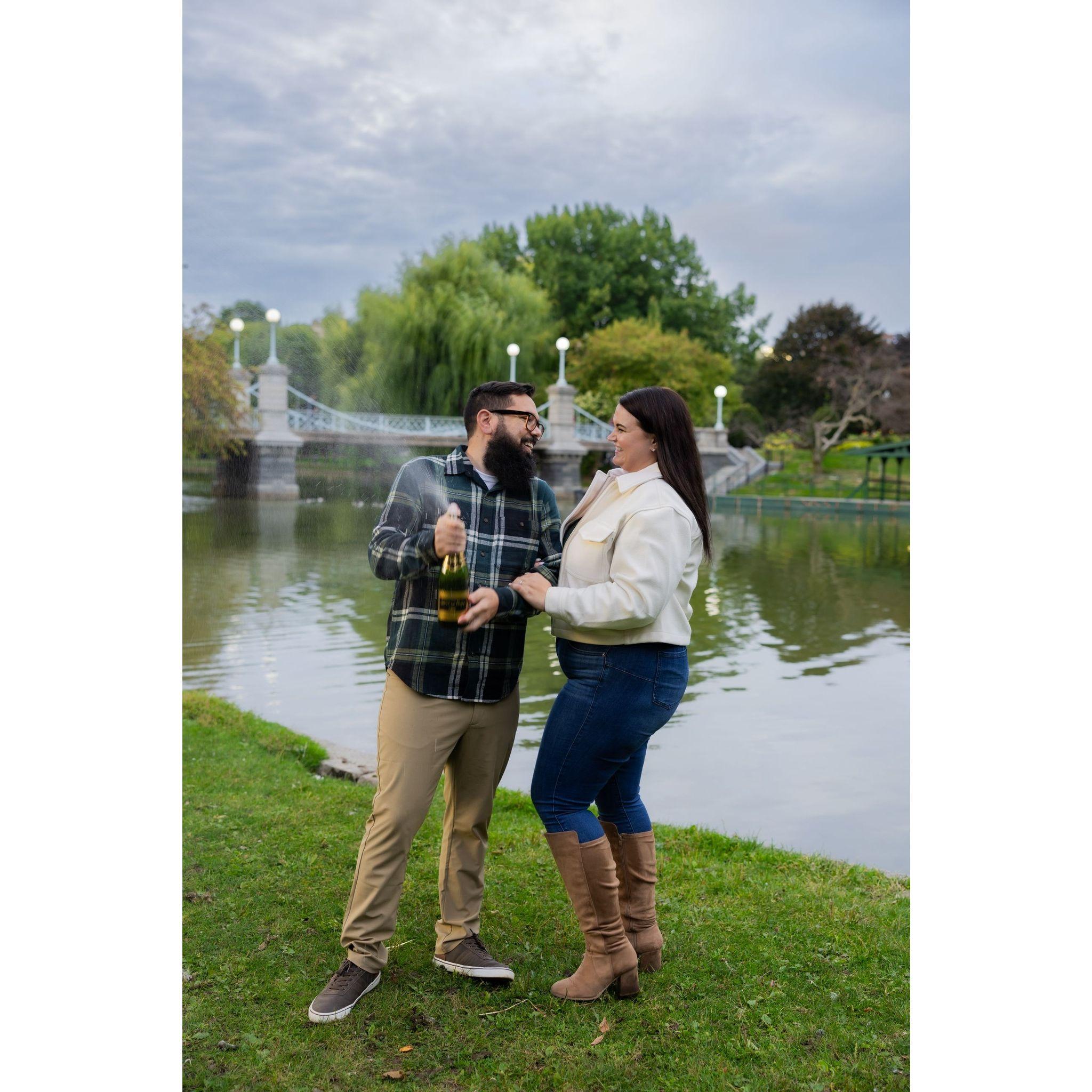 celebrating our engagement