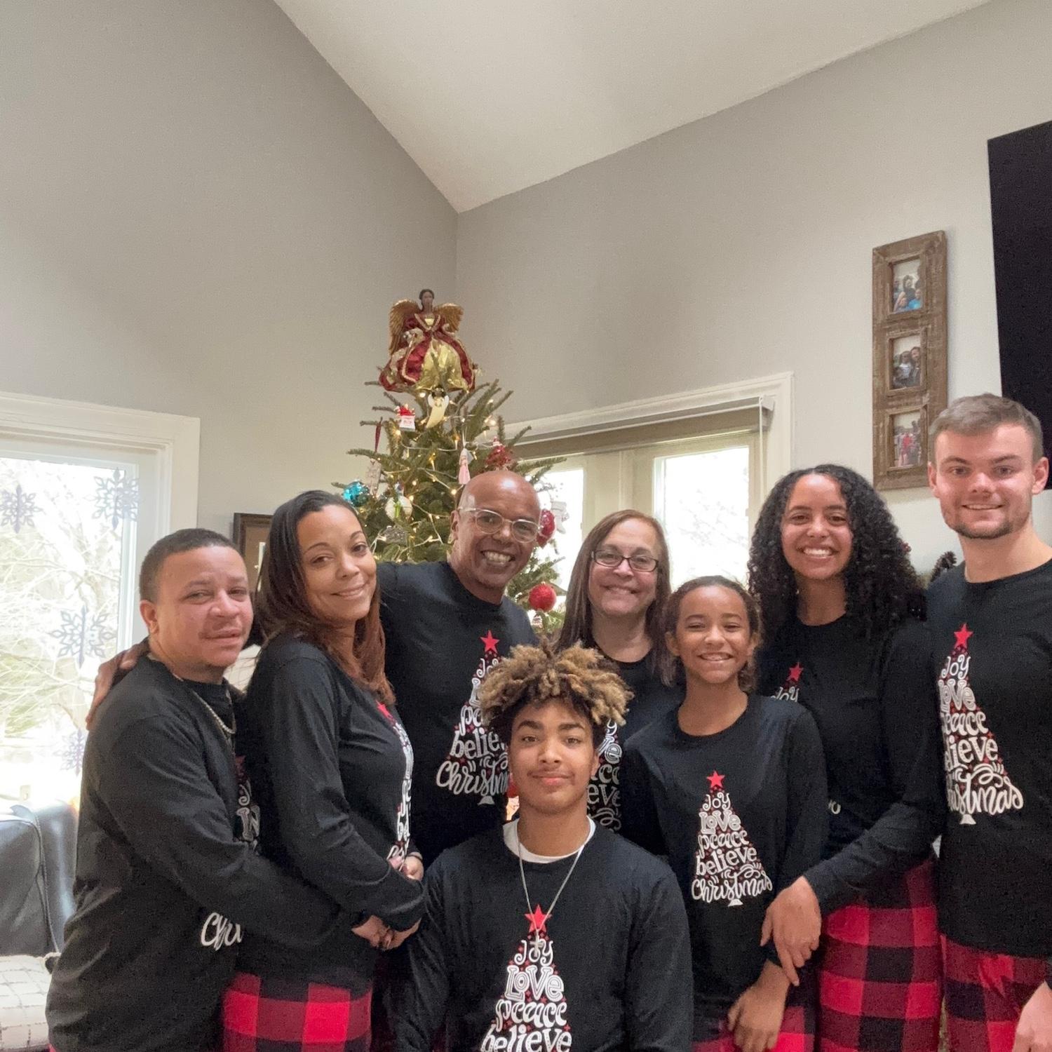 We spent Christmas with each others families! It was very special