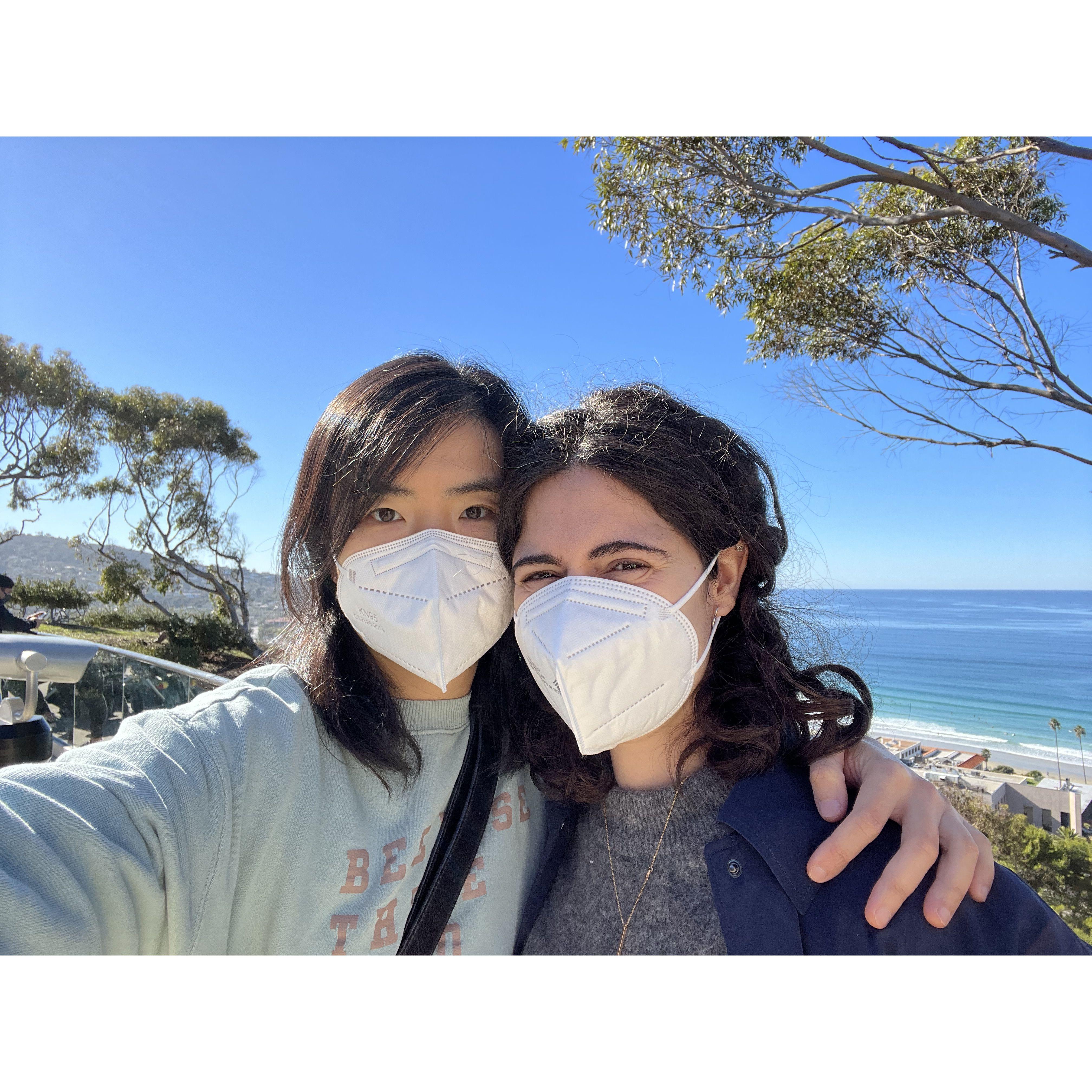 Visiting UCSD aquarium