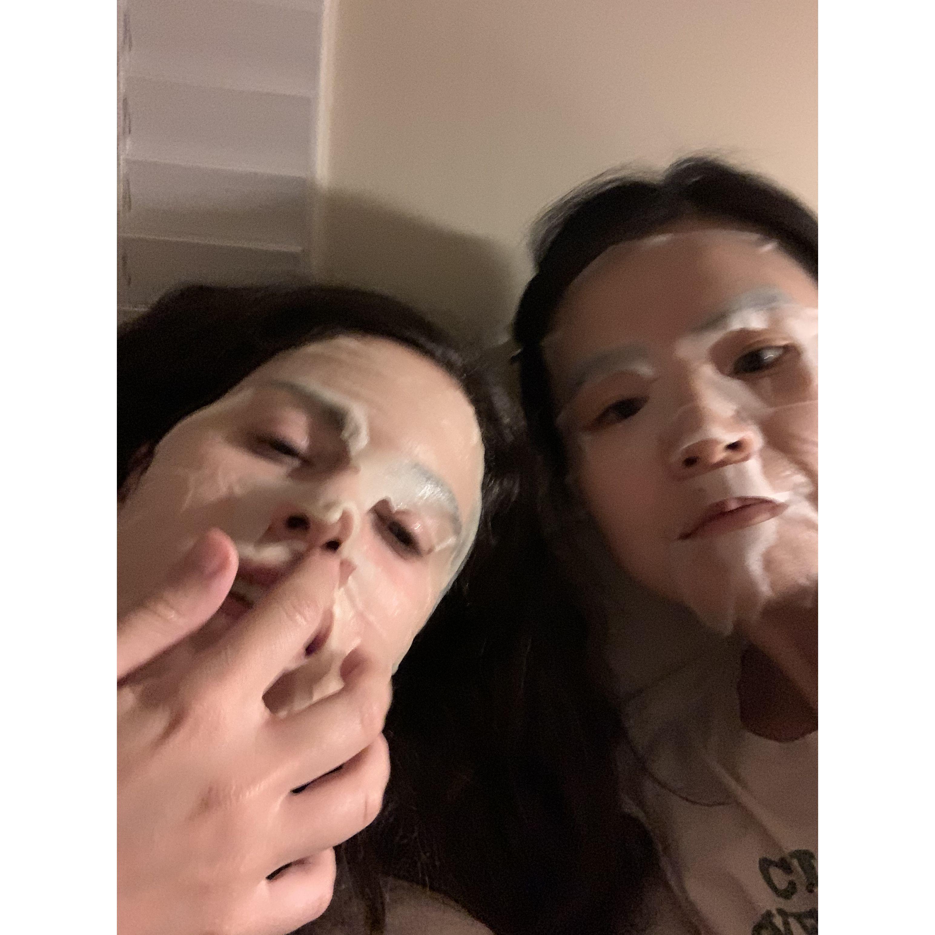 Getting ready to perfect skin!