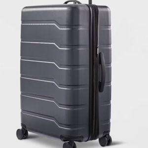 Hardside Large Checked Spinner Suitcase - Open Story™