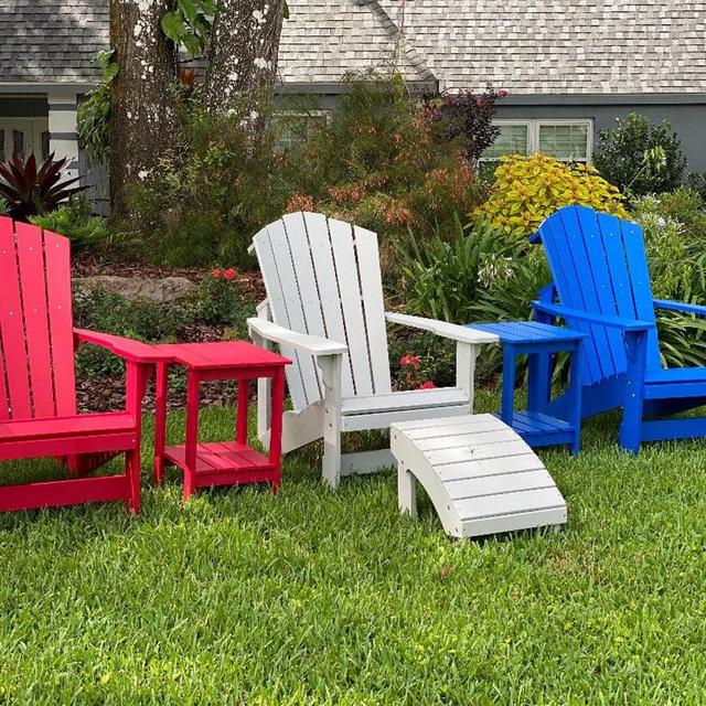Free Shipping - Outdoor Adirondack Set Patio Backyard Beach Furniture