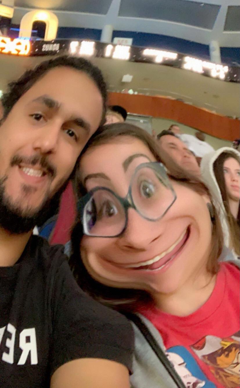 Star Wars night at the Orlando Magic! (What we do during basketball games...)
