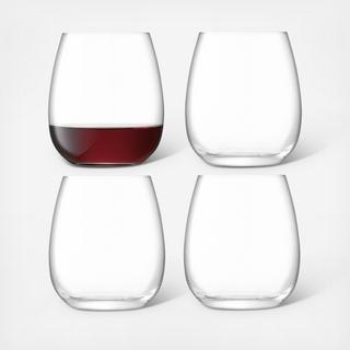 Borough Stemless Glass, Set of 4