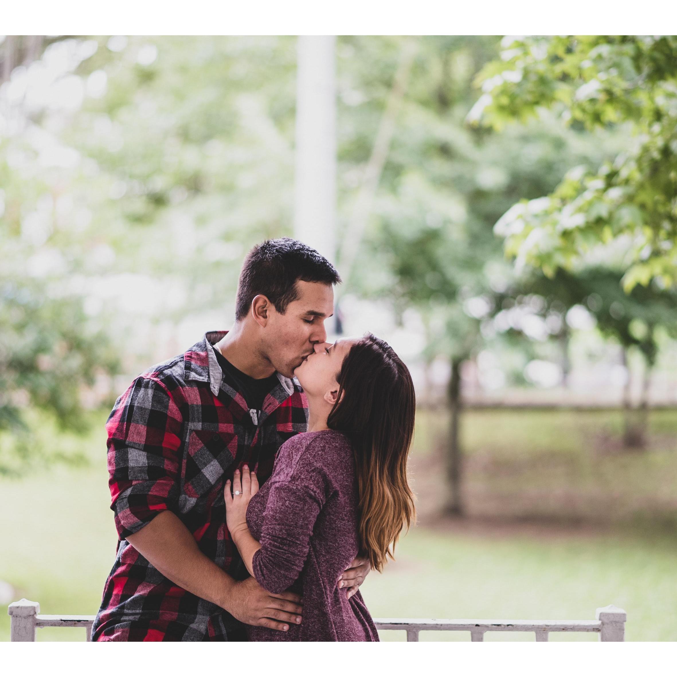 In Westerleigh Park, where we had our first date