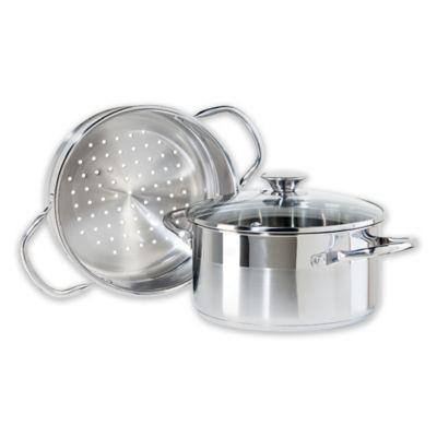 Oggi™ Pro 3 qt. Stainless Steel Vegetable Steamer Set