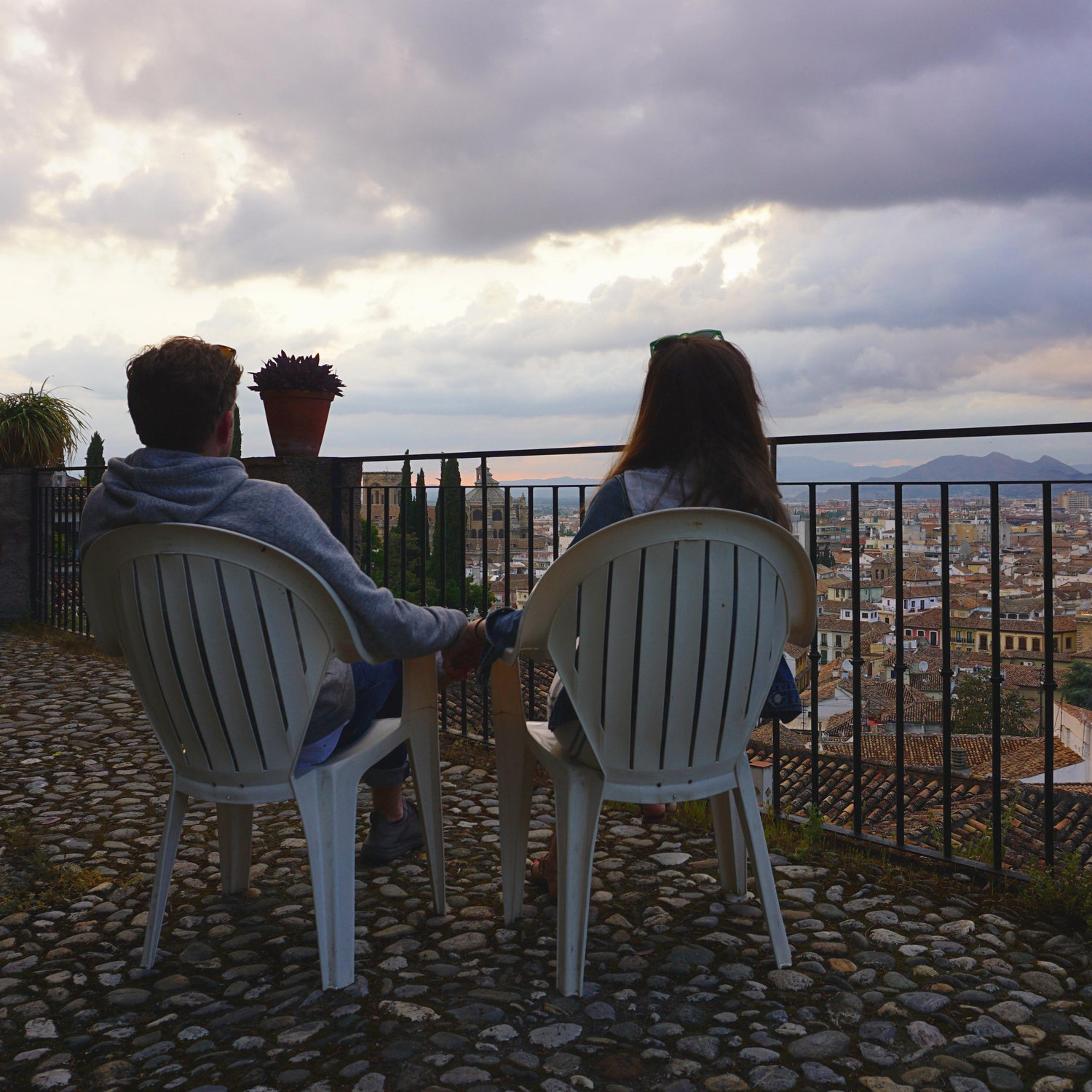 Our rooftop in Granada, Spain.