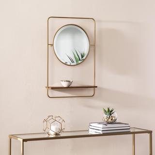 Condray Entryway Mirror with Shelf