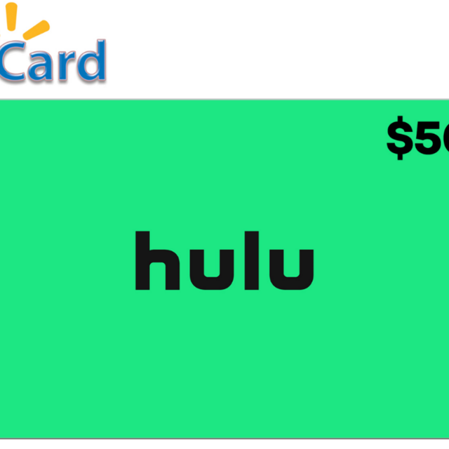 Hulu $50 Gift Card (email Delivery)