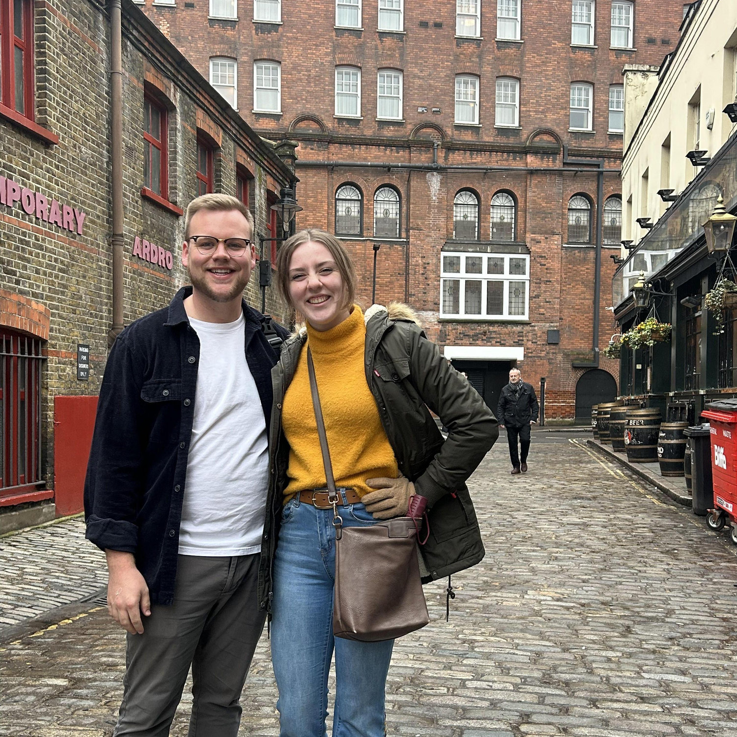 On the street in London
