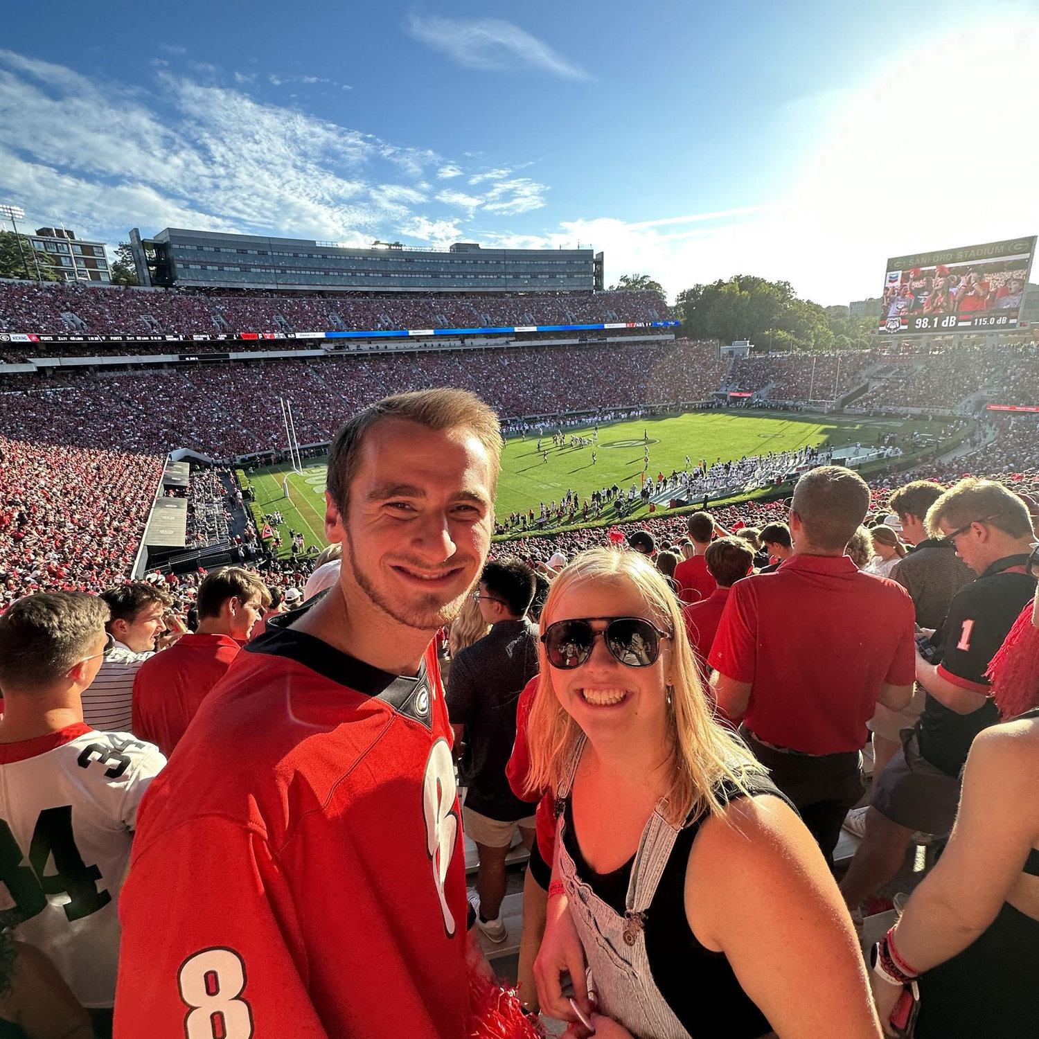 Our first UGA game