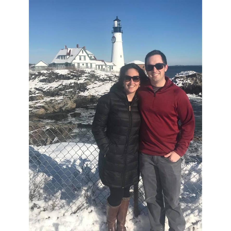 Our first trip together to Portland, ME.