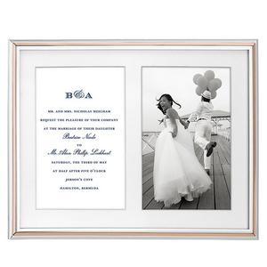 kate spade new york Rosy Glow Double Invitation Frame