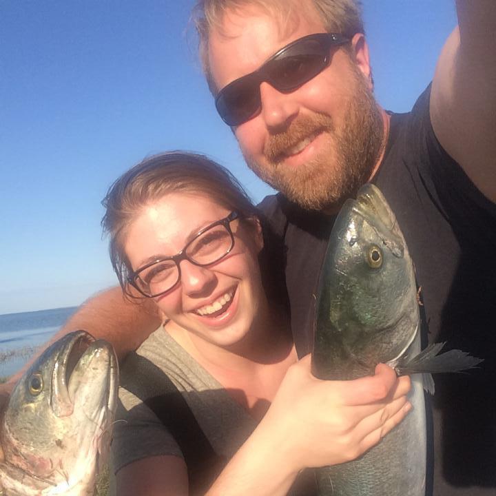 Bluefish mania, Reeve’s Bay.